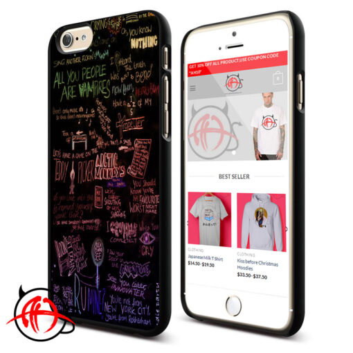 Arctic Monkey Lyrics Collage Phone Cases Trend