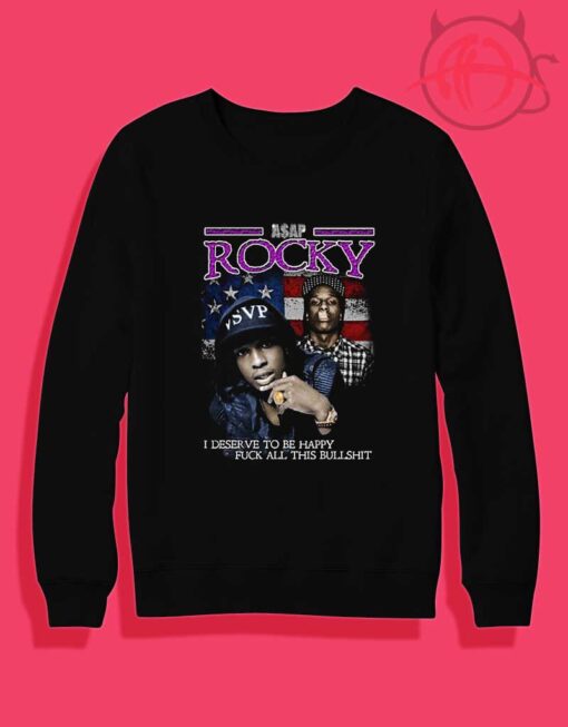 Asap Rocky Quotes Crewneck Sweatshirt