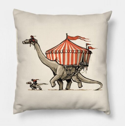 Dino Circus Pillow Case