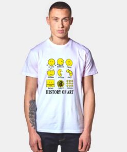 History of Art Smiley Face T Shirts