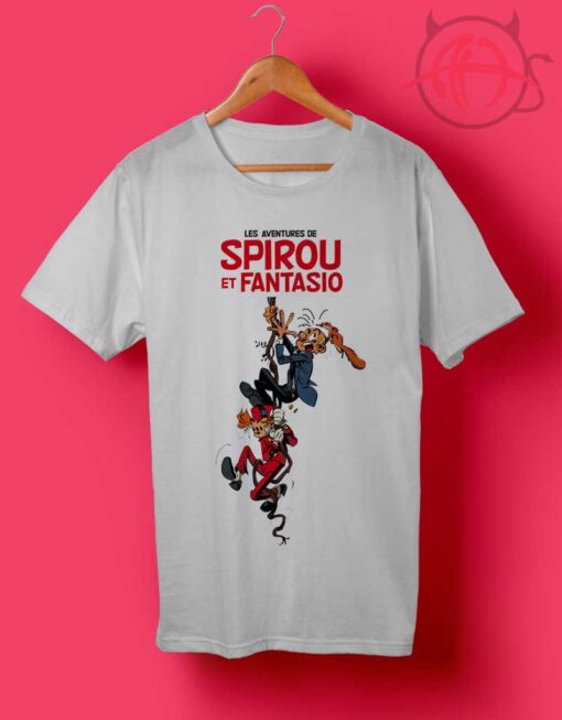 Cheap Custom Le Monde Selon Spirou et Fantasio T Shirts