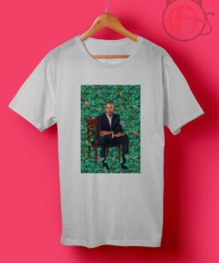 Cheap Custom Obama Portraits Blend Paint T Shirts