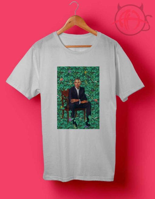Cheap Custom Obama Portraits Blend Paint T Shirts