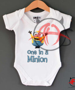 One In A Minion Boy Baby Onesie