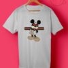 Cheap Custom Stripe Happy Mickey Mouse T Shirts