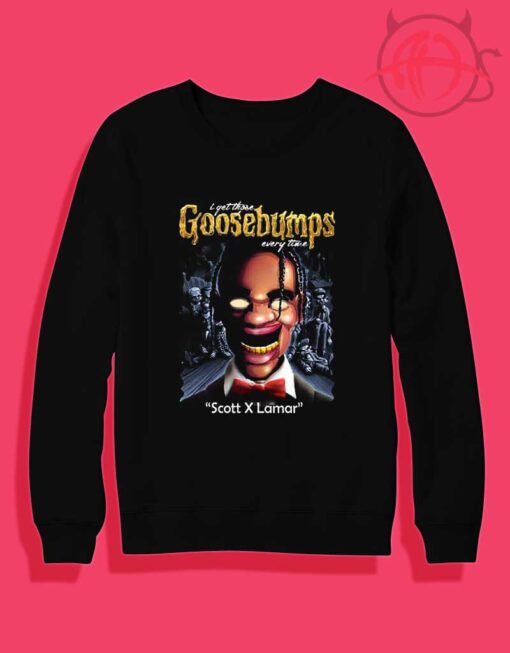 Travis Scott X Kendrick Lamar Goosebump Crewneck Sweatshirt