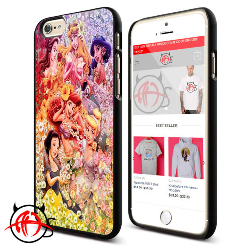 Beautiful Disney Princess Flower Collage Phone Cases Trend
