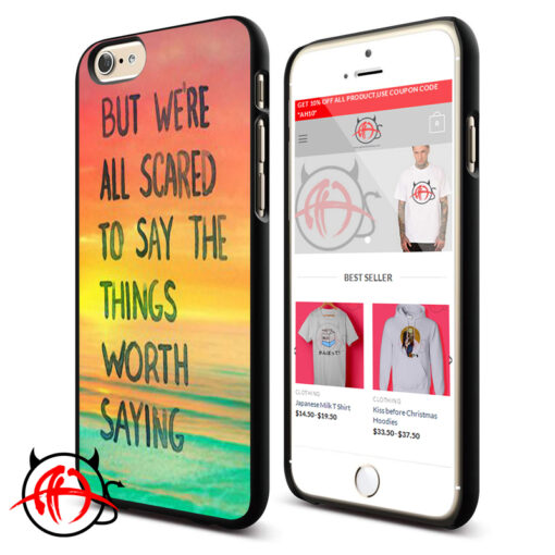 But were all scared to say quotes motivational quotes