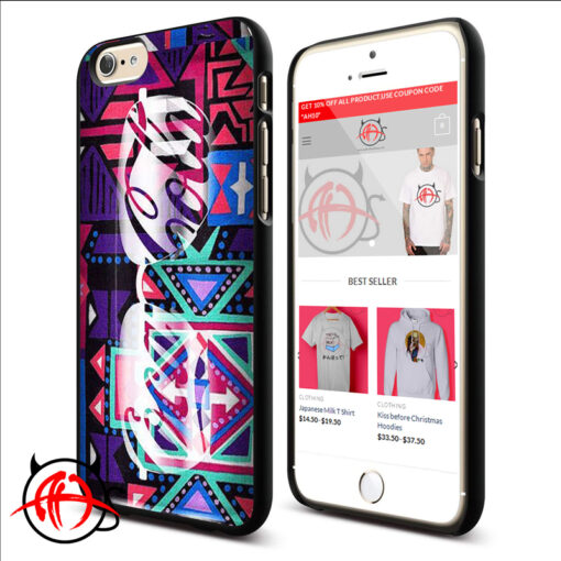 Coca cola aztec pattern