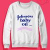 Johnsons Baby Oil Lotion Sweatshirt
