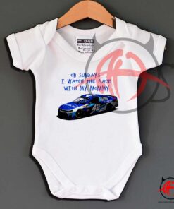Kyle Larson 2018 Watch With Mommy Baby Onesie