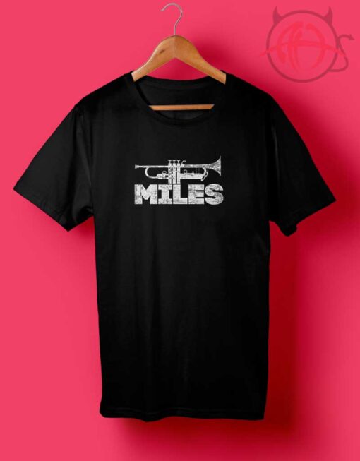 Miles Davis Trumpet Logo T Shirt