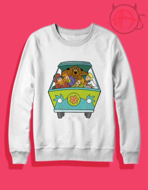 Scooby Doo Mystery Machine Crewneck Sweatshirt