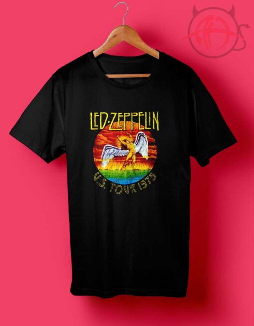 Led Zeppelin US Tour 1975 T Shirt