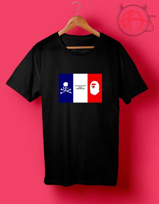 Mastermind x BAPE Paris T Shirt