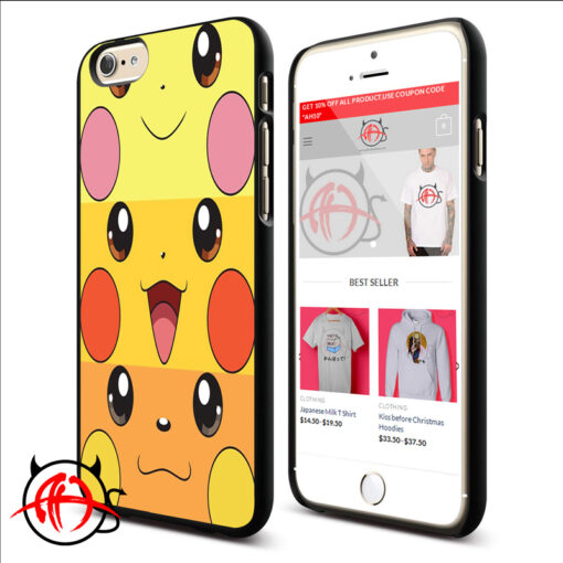 Pokemon Pikachu Face Phone Cases Trend