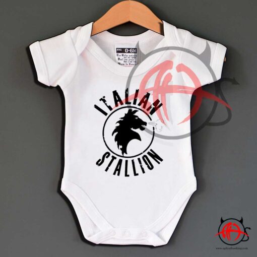 Rocky Italian Stallion Baby Onesie