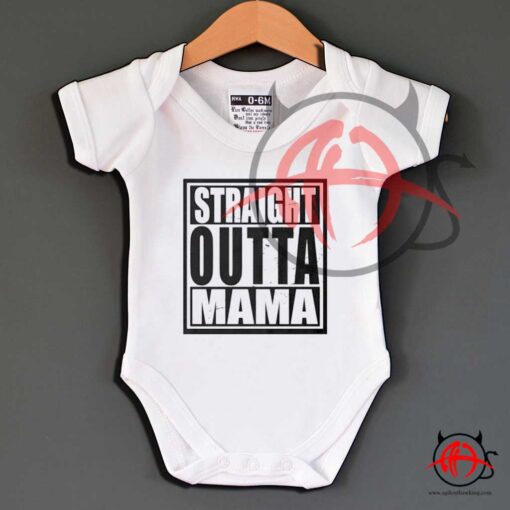 Straight Outta MAMA Baby Onesie