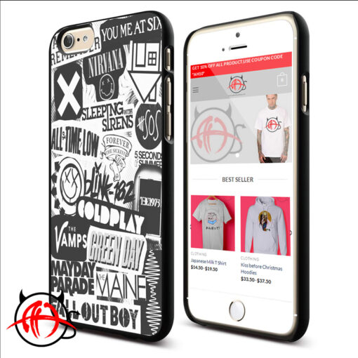 Top Band Collage Phone Cases Trend