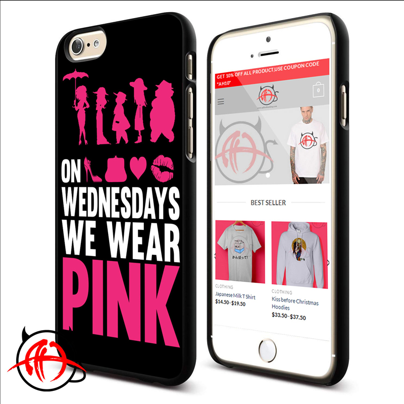 Wednesdays We Wear Pink Phone Cases Trend