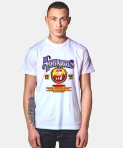 Astrology Aquarius Vintage Zodiac T Shirt