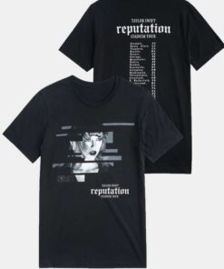 Black Tour Taylor Swift T Shirt