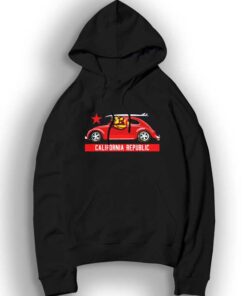 California VW Surfer Bear Hoodie