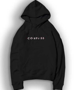 Compass Clothing Spellout Embroidered Hoodie