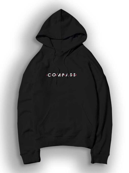 Compass Clothing Spellout Embroidered