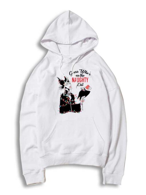 Disney Maleficent Guess Whos Naughty List Hoodie
