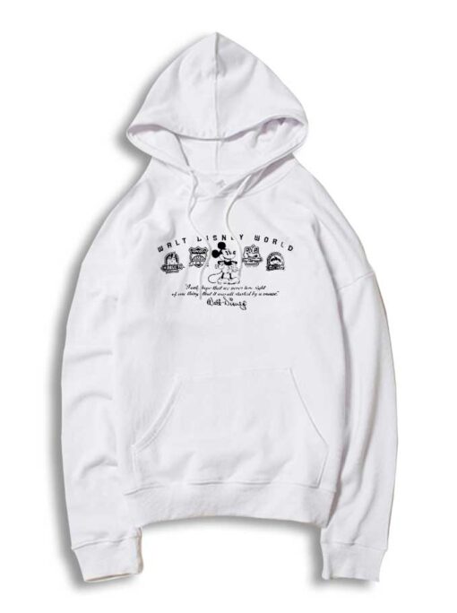 Mickey Mouse Four Parks Hoodie