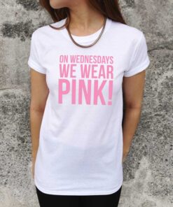 On Wednesdays We Wear Pink Mean Girls T Shirt