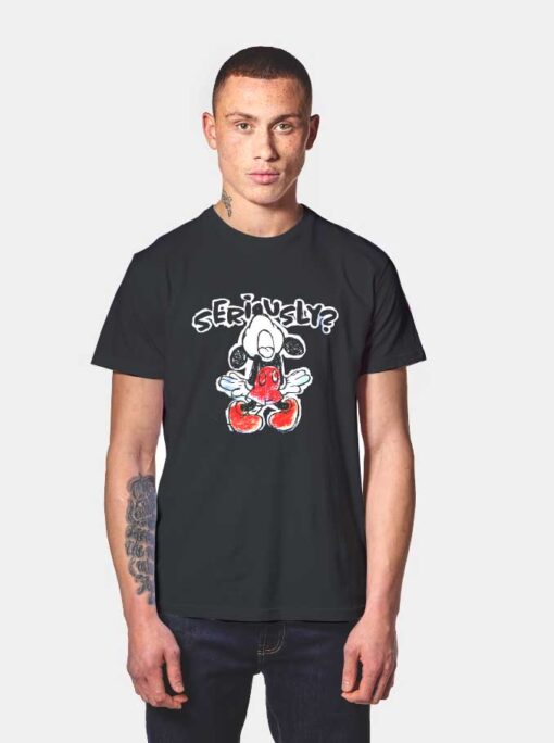 Seriously Mickey Mouse T Shirt