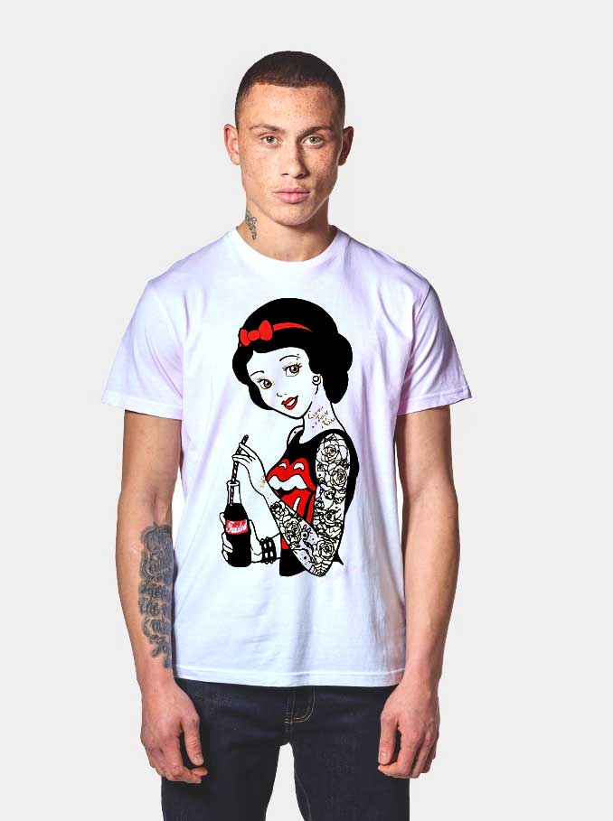 Trend Fashion Snow Whit Punk Rock Disney T Shirt Apparelhouses