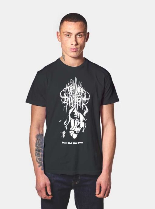 Taylor Swift Black Metal T Shirt