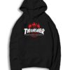 Thrasher Huf Worldwide Black Hoodie