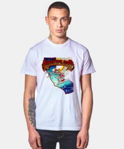 Vintage 1986 Grateful Dead Surfing Skeleton T Shirt
