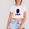 A Bathing Ape BAPE x FILA Collaboration Crop Top Shirt