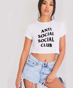 ASSC Anti Social Social Club Crop Top Shirt