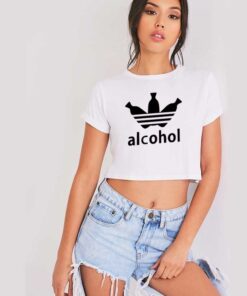 Adidas Parody Alcohol Crop Top Shirt