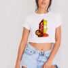 Bape Baby Milo Bart Simpson Crop Top Shirt