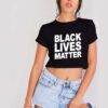 Black Lives Matter Crop Top Shirt