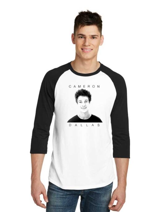 Cameron Dallas Photo Sleeve Raglan Tee