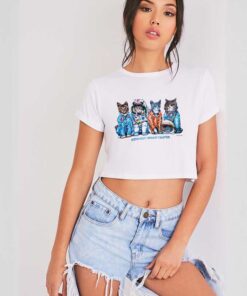 Cat Kennedy Space Center Crop Top Shirt