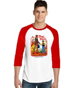 Deal With the Devil Sleeve Raglan Tee