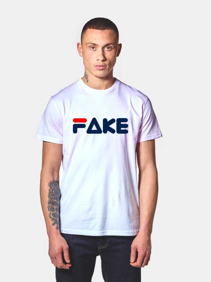 Fake Fila Logo Parody T Shirt Streetwear Outfits Apparelhouses