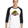 Jurassic Park Sleeve Raglan Tee