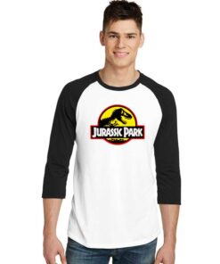 Jurassic Park Sleeve Raglan Tee