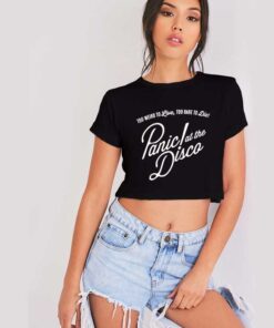 Panic At the Disco Crop Top Shirt