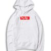 Peace Red Box Logo Hoodie